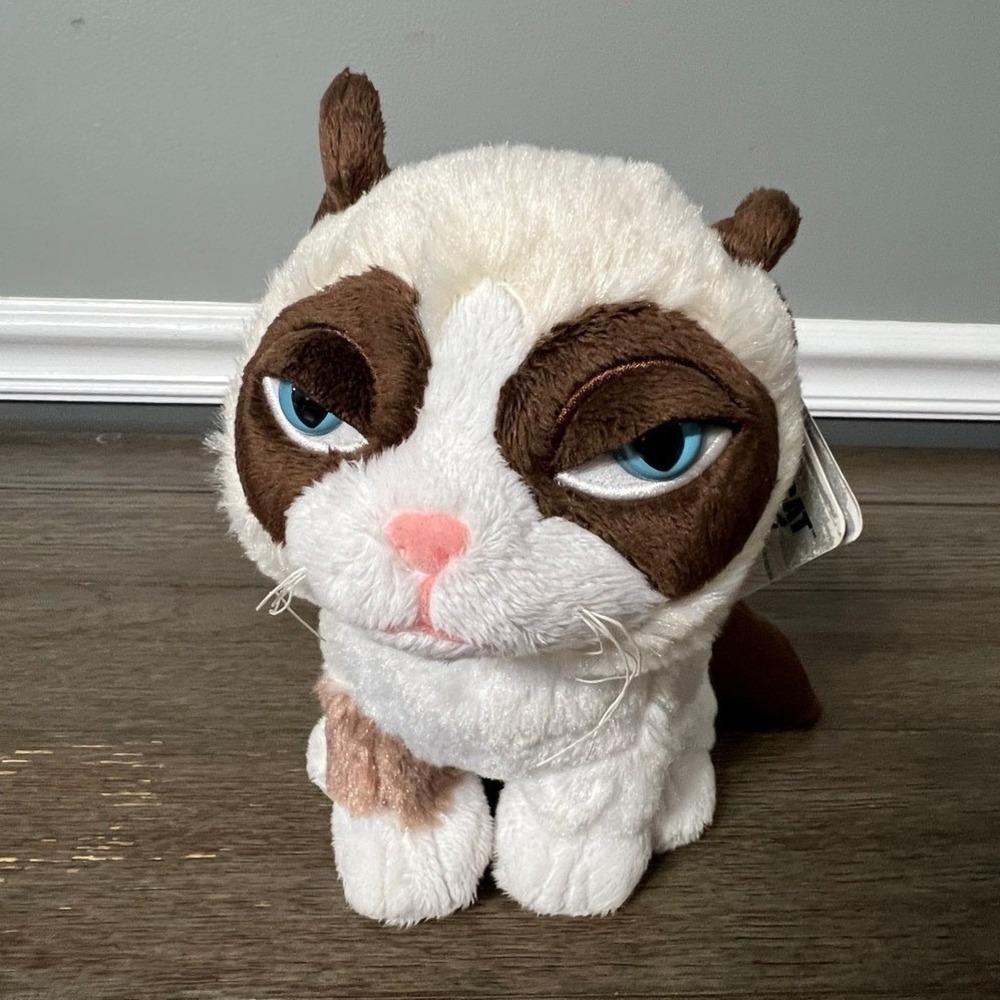 Ganz Grumpy Cat Plush Stuffed Animal Internet Meme Tardar Sauce with Tags